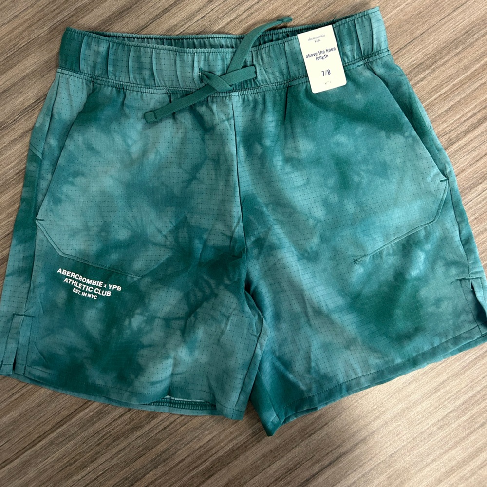 NWT Abercrombie Kids Teal Shorts